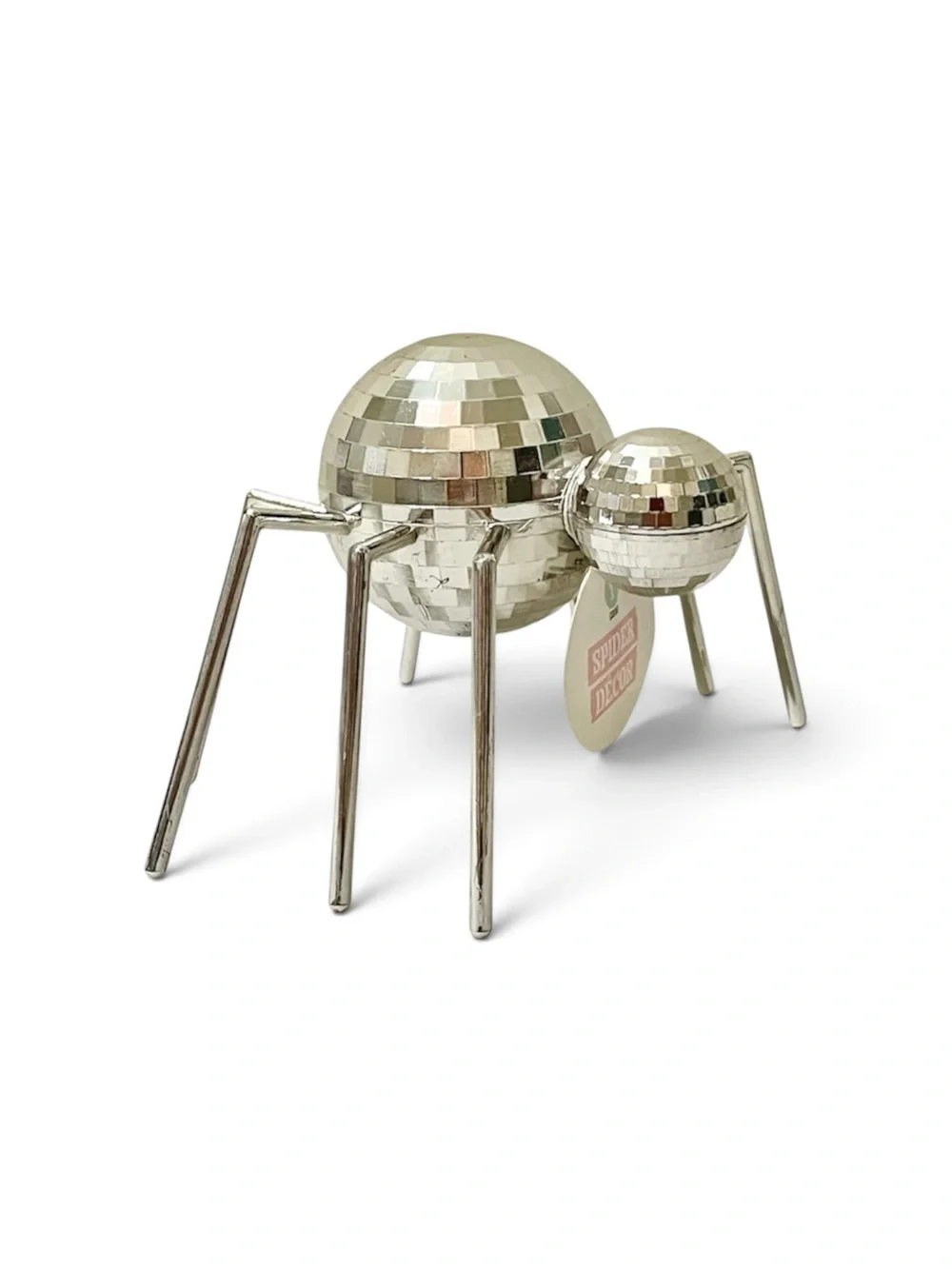 Target Silver Disco Ball Spider Decor - Set of 4